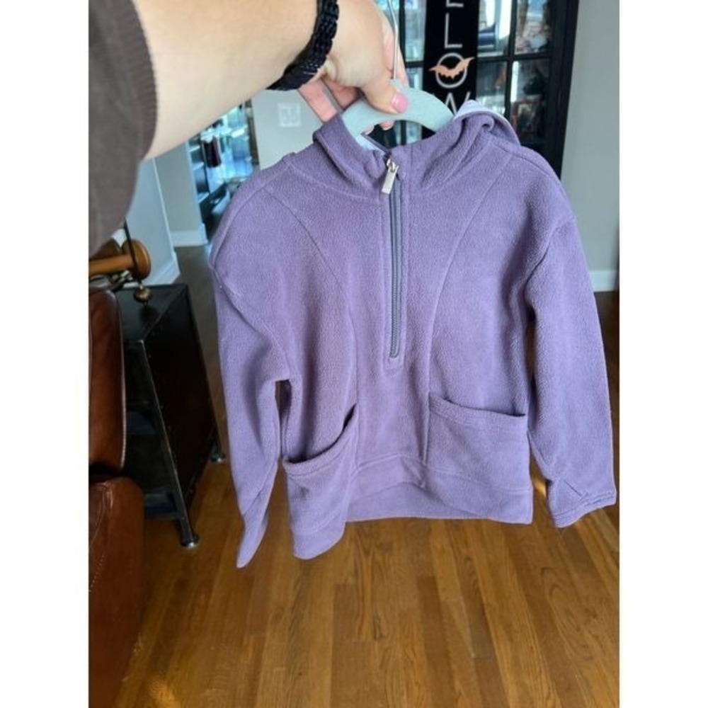 All in motion fleece purple pullover 4-5